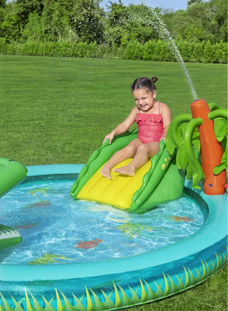 Bestway Playcentre Crocodile Cove 224cm x 181cm x 72cm 53166
