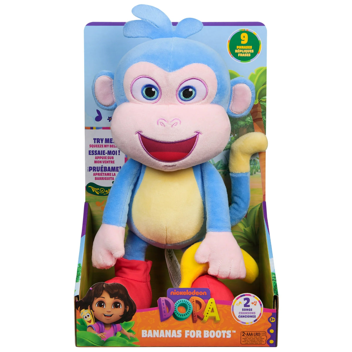Dora The Explorer Feature Bananas Boots Plush 13-Inch 6072733 - Colorland Toys