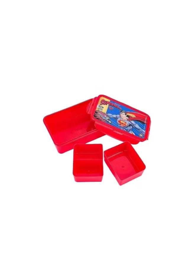 Superman lunch box with inner container — image 1
