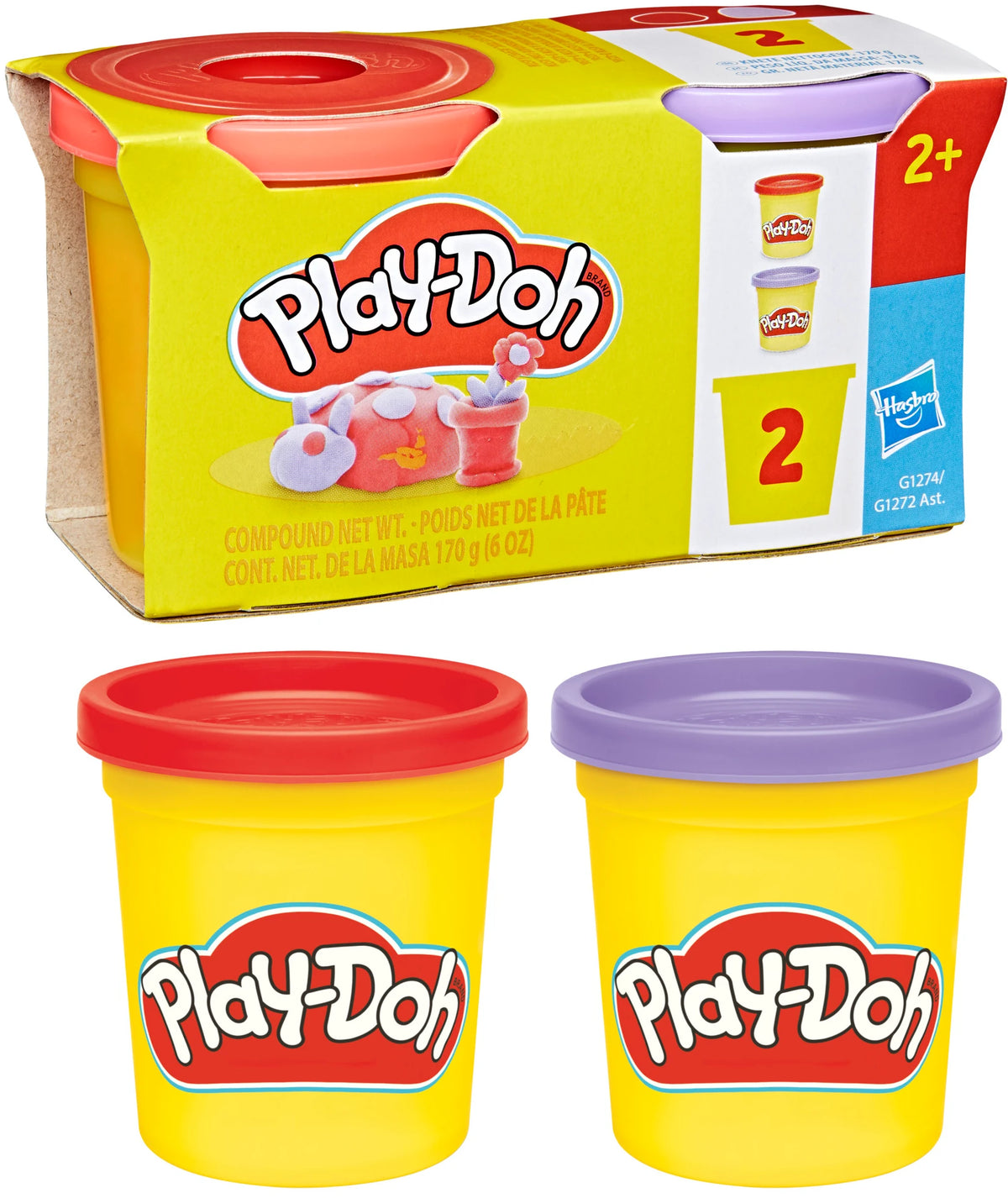 Play-Doh 2 Pack Assorted G1272 — image 1