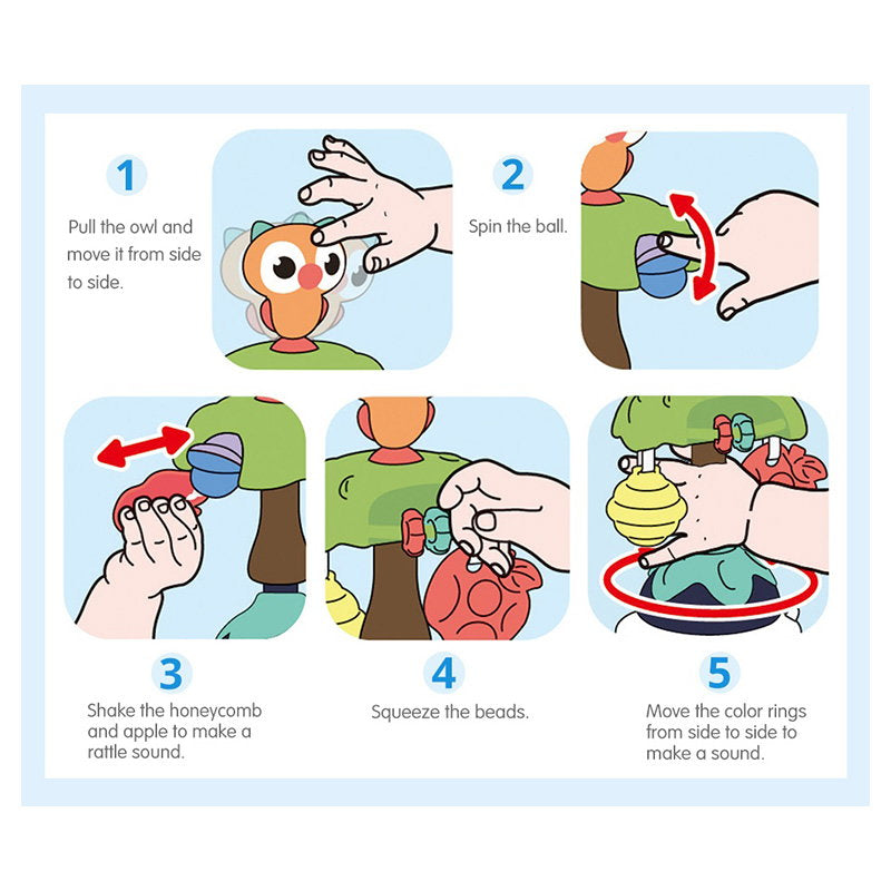 Hola High Chair Toy Suction - Smart Owl 3150B — image 3