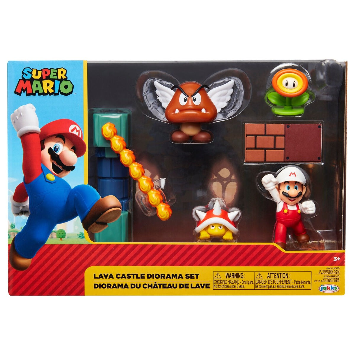 Nintendo Super Mario Lava Castle Diorama Set - Colorland Toys
