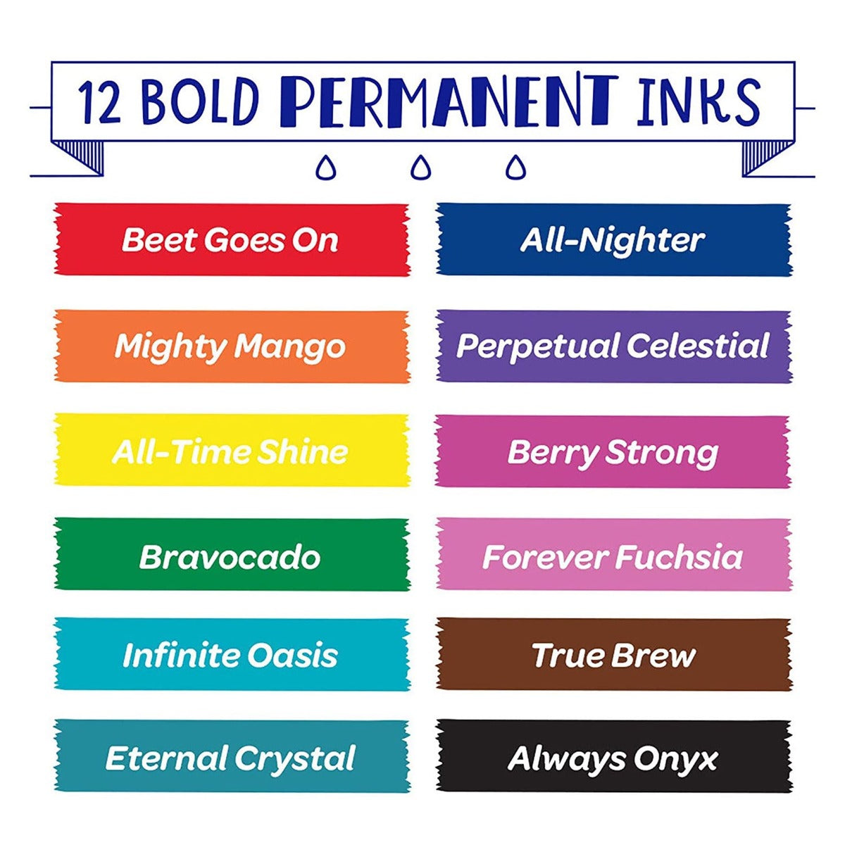 Crayola Take Note Permanent Markers Fine Point 58-6539