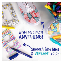 Crayola Take Note Permanent Markers Fine Point 58-6539