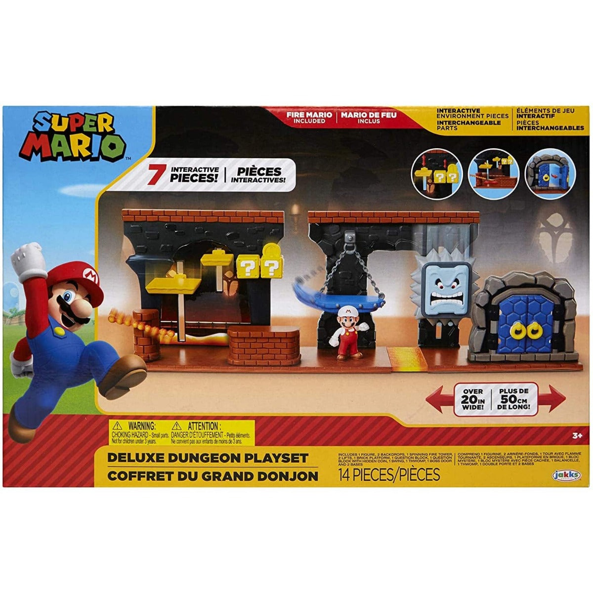 Nintendo Super Mario Deluxe Dungeon Playset 85993 - Colorland Toys