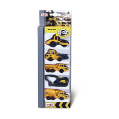 Maisto Volvo 3 Inch Construction Vehicle 5 Pack 12375 - Colorland Toys