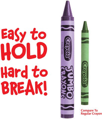 Crayola Jumbo Crayons-8 Pkg 52-0389 - Colorland Toys