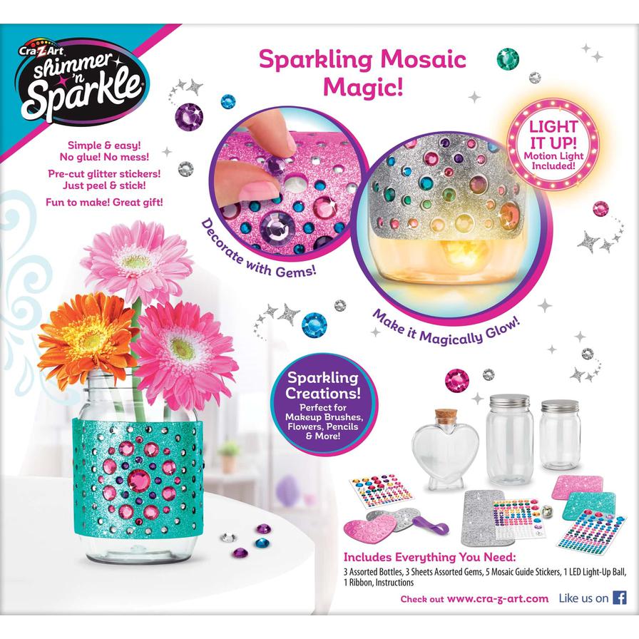 Shimmer n Sparkle Mosaic Gem Creations Kit 17970 - Colorland Toys