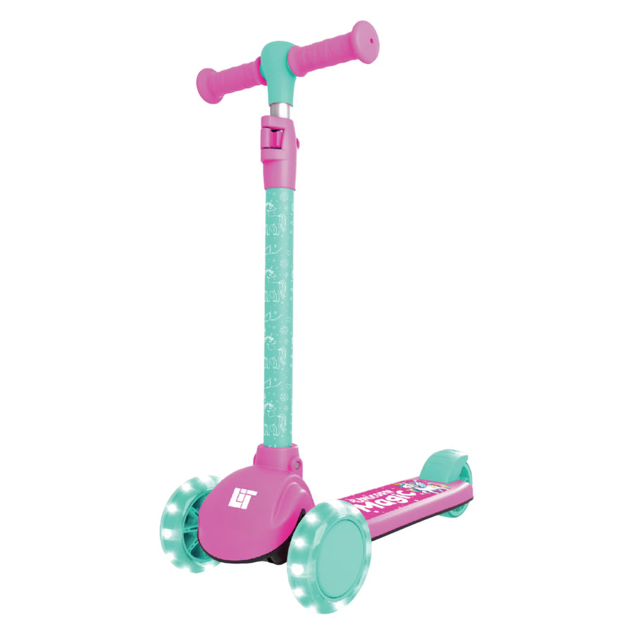 Lit Unicorn 3 Wheel Scooter Pink LT-7012-PNK — image 1