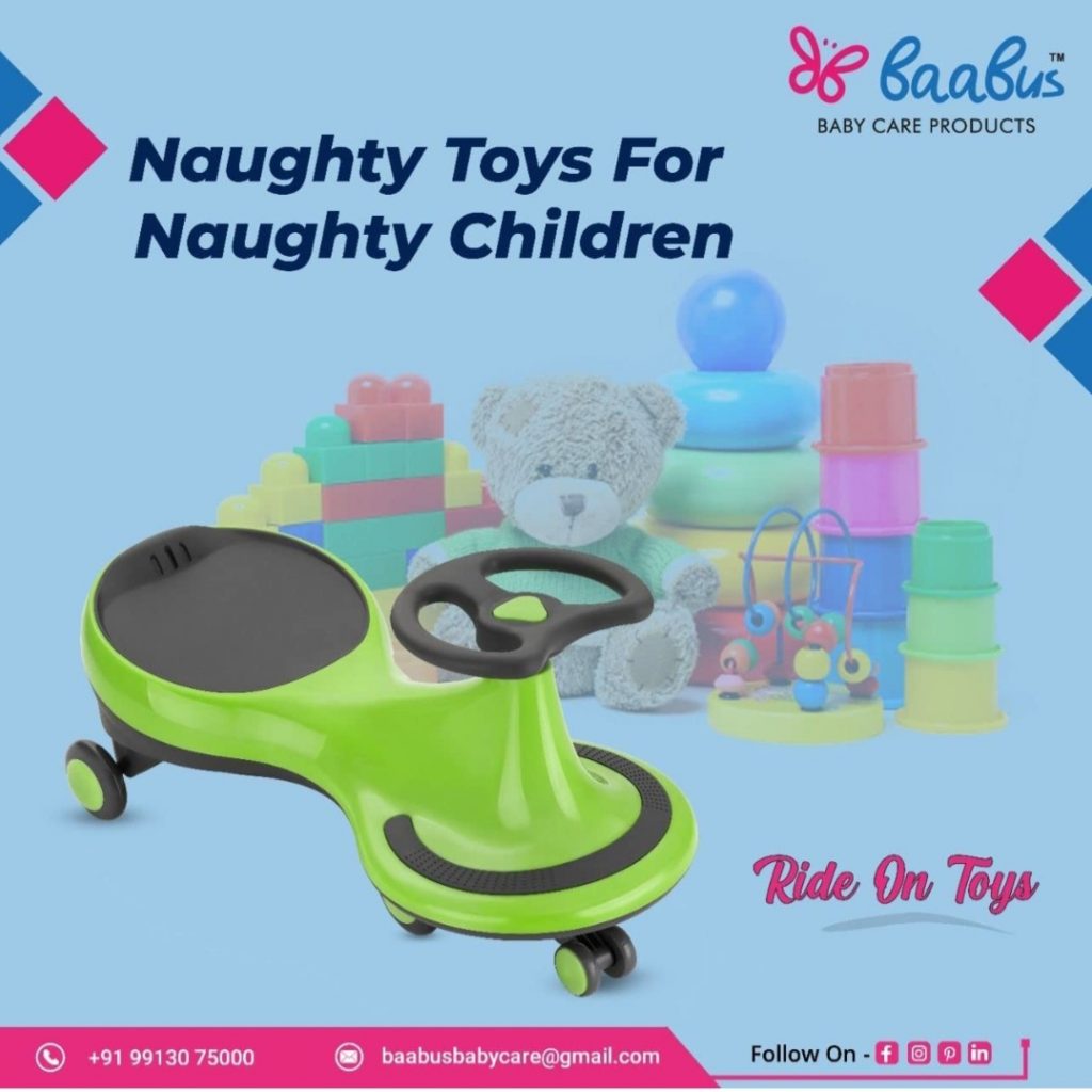 Ruiting Swing Car With Music Green MN071