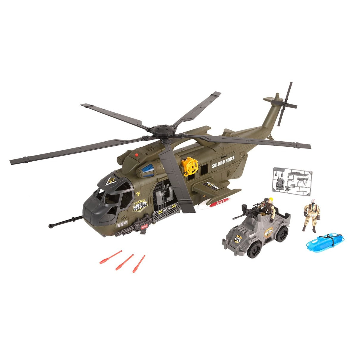 Soldier Force Mega Helicopter Playset - Colorland Toys