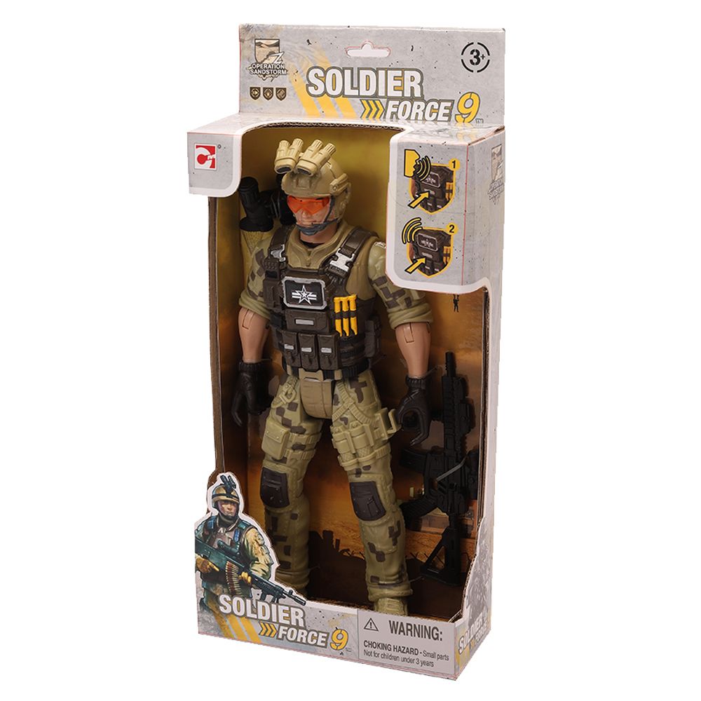 Soldier Force 9 Meg Voice Ranger Figure - Colorland Toys