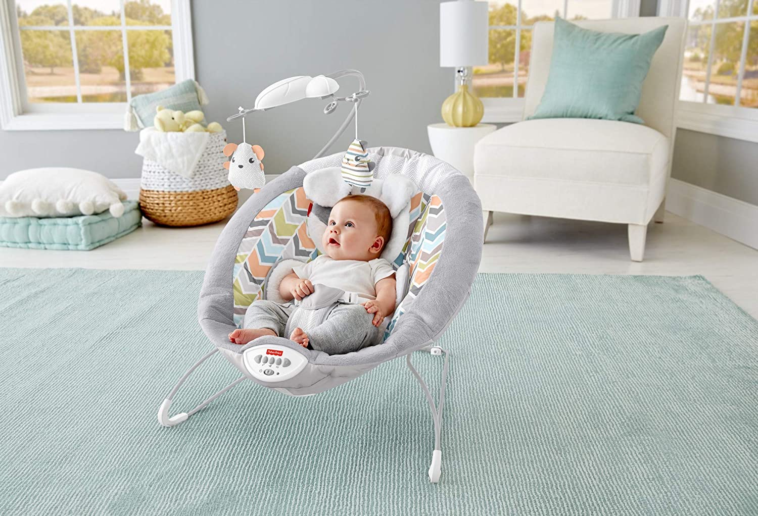 Fisher-Price Sweet Snugapuppy Deluxe Bouncer GWD50 - Colorland Toys