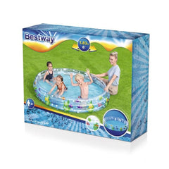 Bestway Deep Dive 3-Ring Pool 6x13 inch 51005 - Colorland Toys