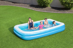 Bestway Blue Rectangular Pool 3.05mx1.83mx56cm 54009 - Colorland Toys