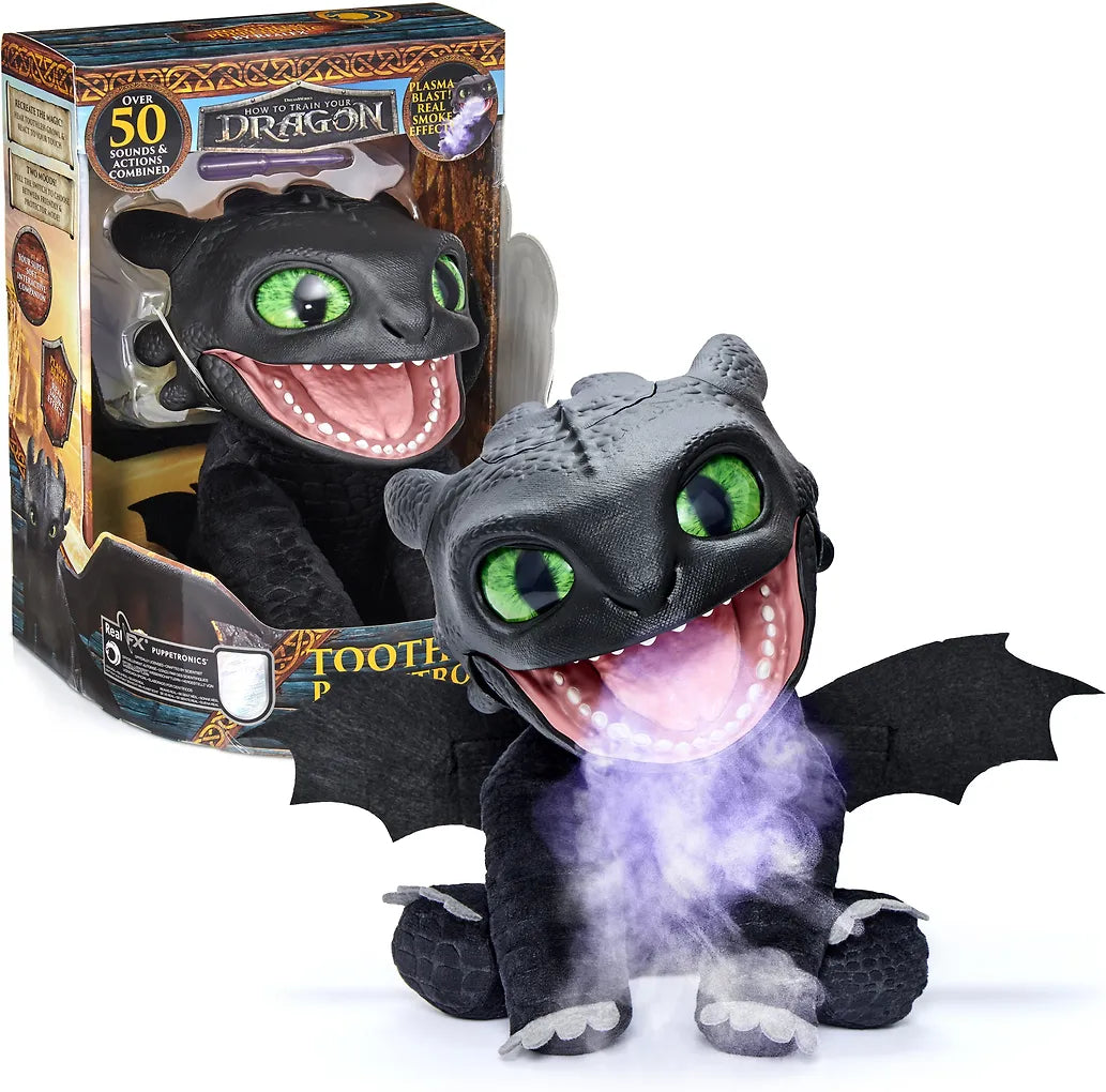 How To Train Your Dragon Real Toothless Puppetronic HTTYD-1001-01