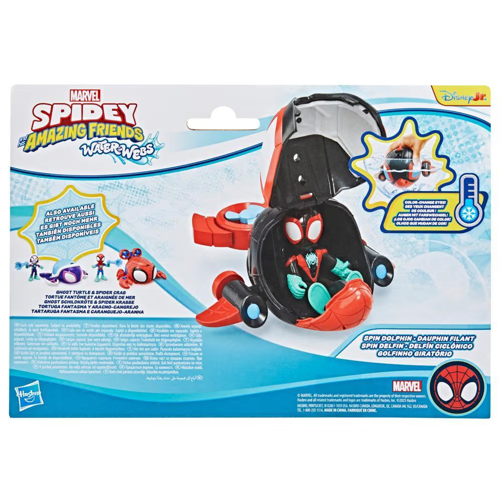 Spidey And His Amazing Friends Waterwebs Spin Dolphin G1465 - Colorland Toys