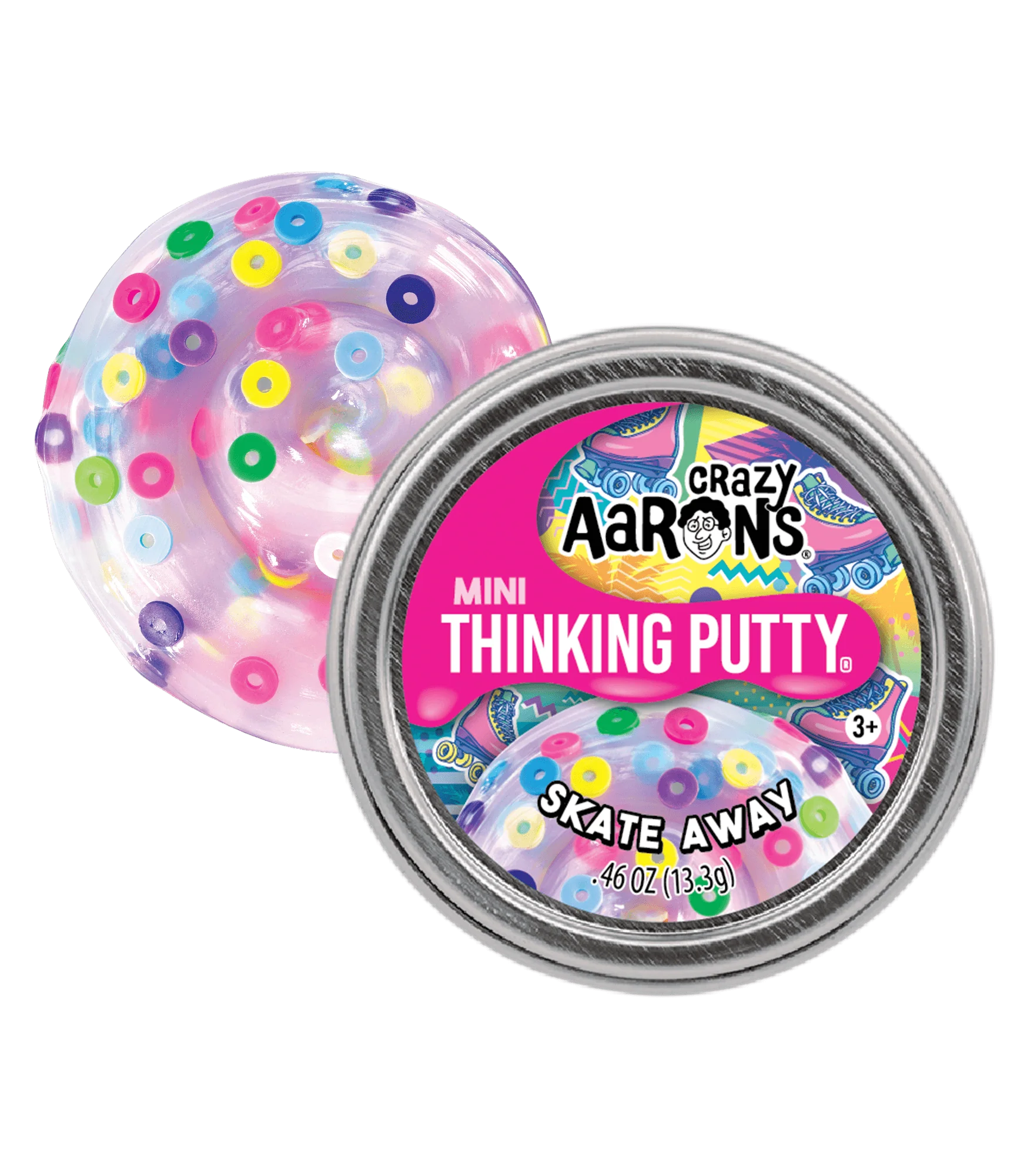 Crazy Aaron Mini Thinking Putty® - 2 Skate Away KW003-EU - Colorland Toys