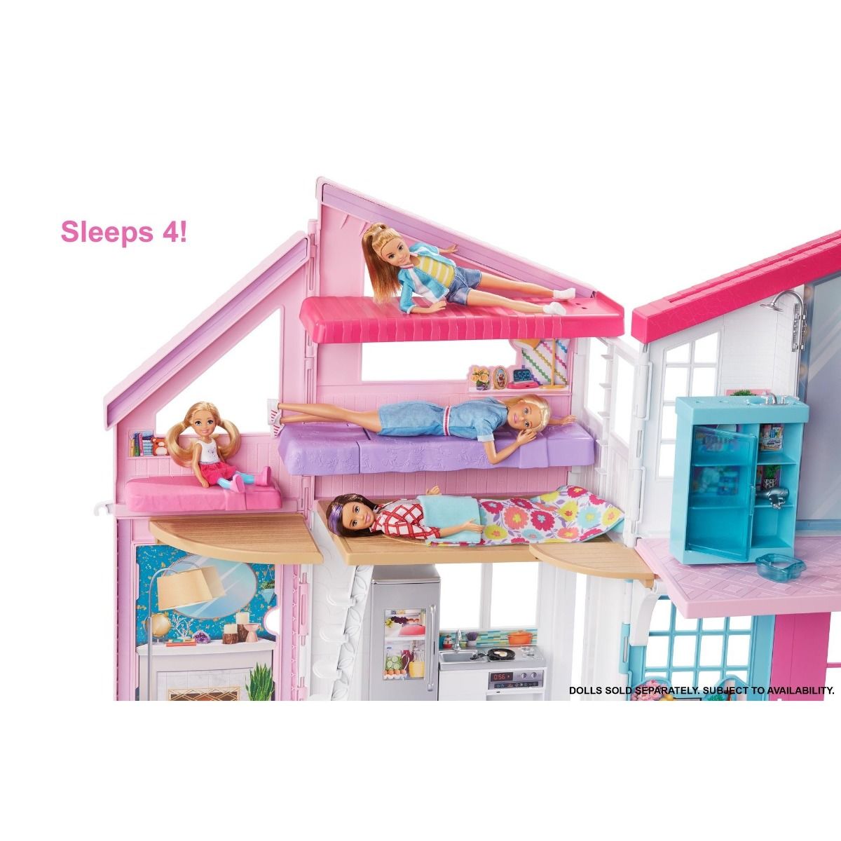Barbie Malibu House Playset FXG57 - Colorland Toys