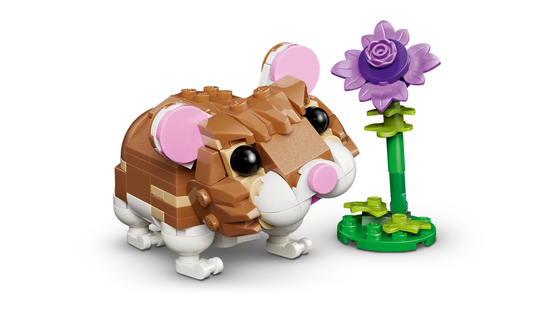 LEGO Creator Cute Hamster With A Flower 31376 - Colorland Toys