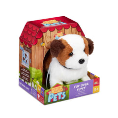 ADDO Flip Over Puppy – Interactive Battery-Operated Pet