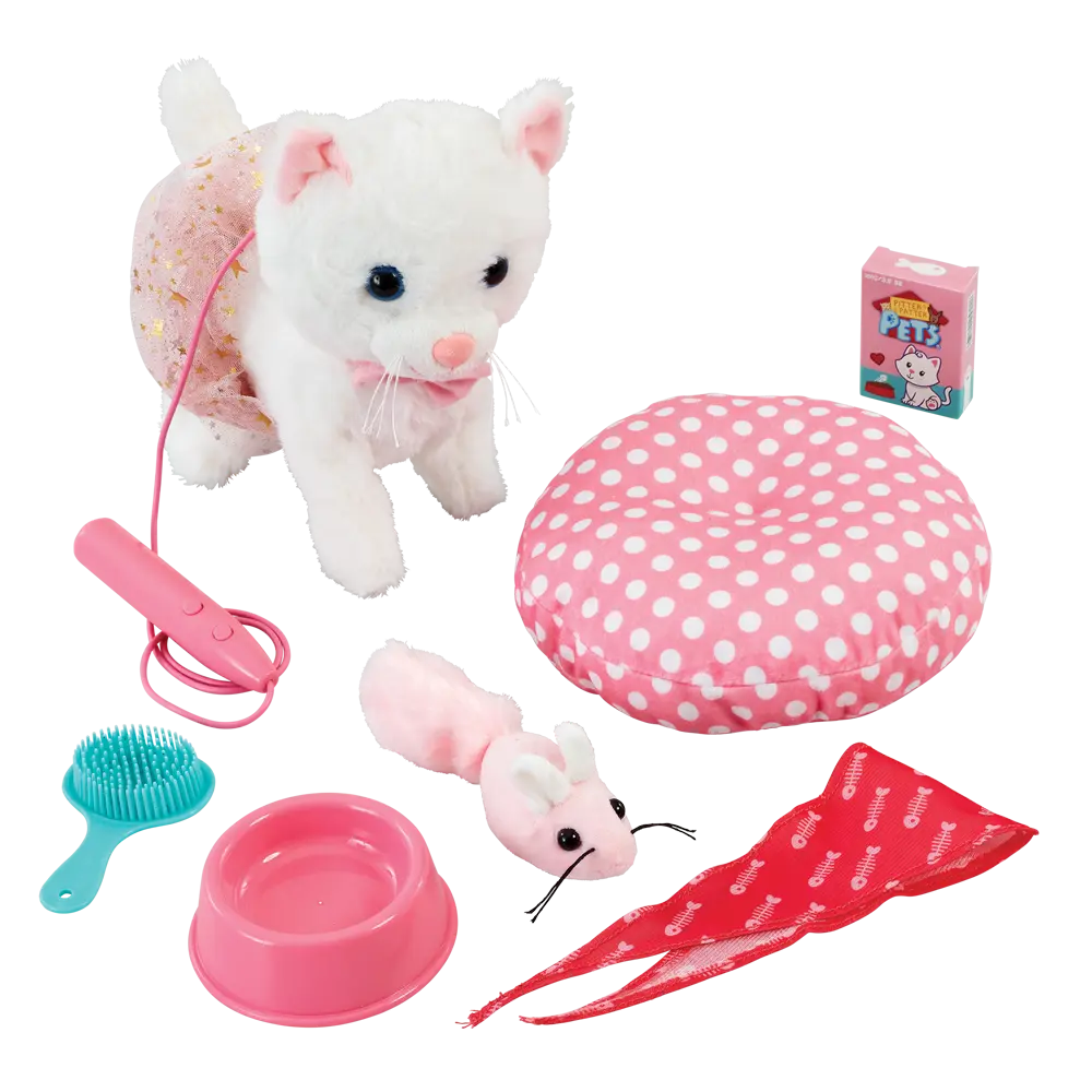 ADDO Walk Along Cat Deluxe – Interactive Plush Pet
