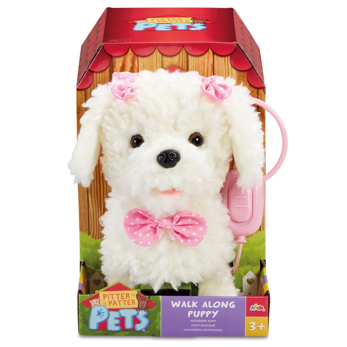 ADDO Walk Along Poodle – Interactive Plush Puppy