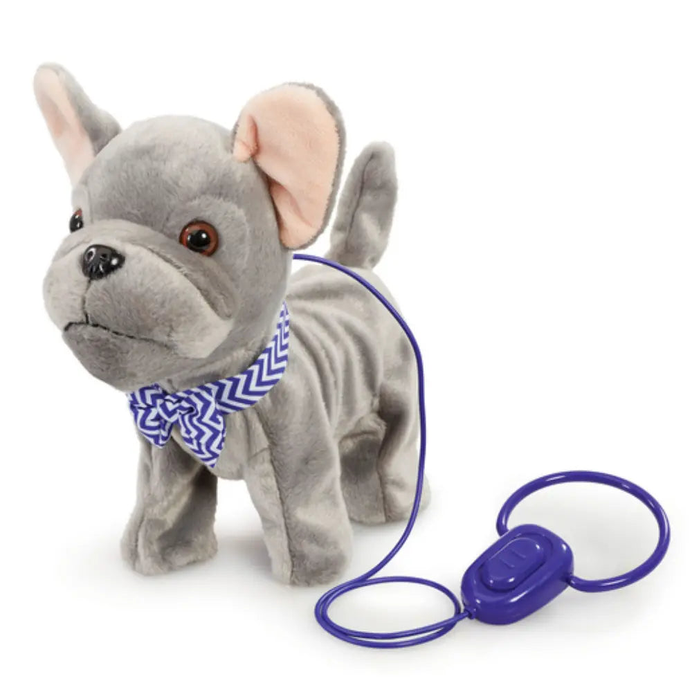 ADDO Walk Along Frenchie – Interactive Plush Puppy