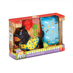 ADDO Wiggle Jiggle Dachshund Deluxe – Interactive Plush Puppy