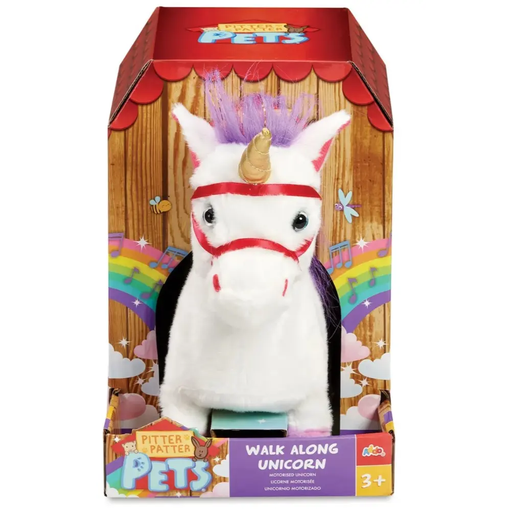 ADDO Walk Along Unicorn V2 – Interactive Plush Toy