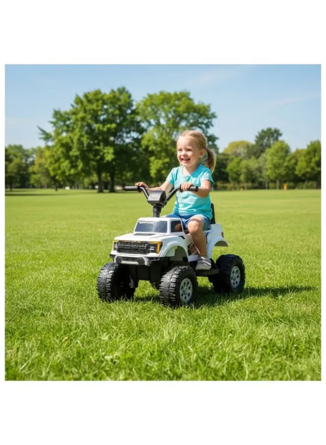 Kids 4 Wheel Quad Bike 2M White LB-722 - Colorland Toys