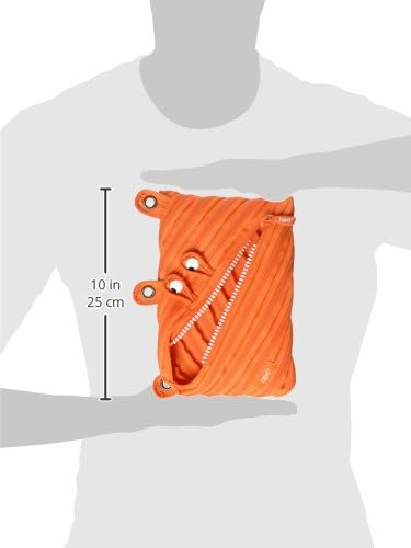 ZIPIT Neon Jumbo Pencil Case – Orange ZTJ-NN - Colorland Toys