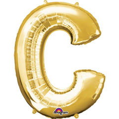 Anagram Supershape Balloons Gold - Letter C 32inch 32951