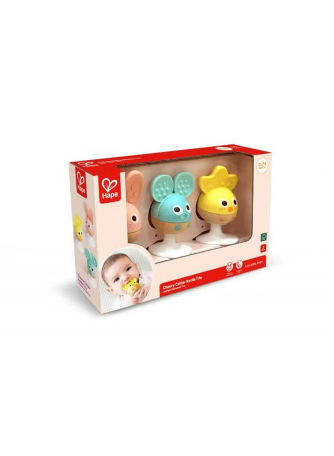 Hape Cheery Critter RattleTrio E0123 — image 1