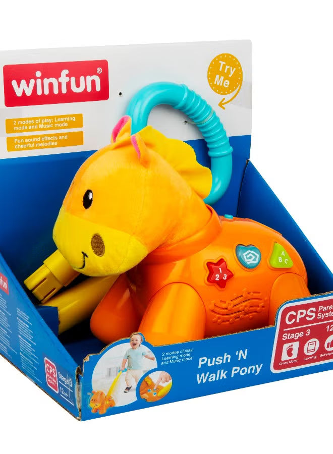 Winfun Push and Walk Pony 000654 — image 2