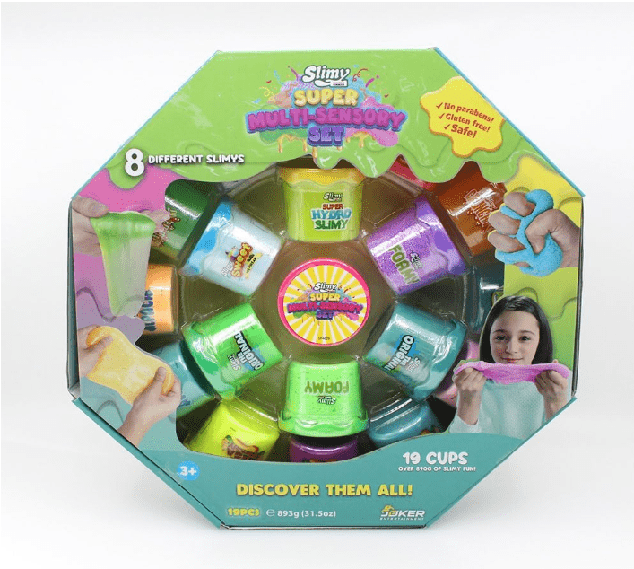 [36021] Slimy Super Multi Sensory Set Octagon Set 19pcs - Colorland Toys