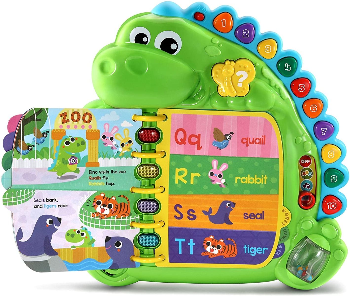LeapFrog Dino's Delightful Day ABC Book 80-600503 - Colorland Toys