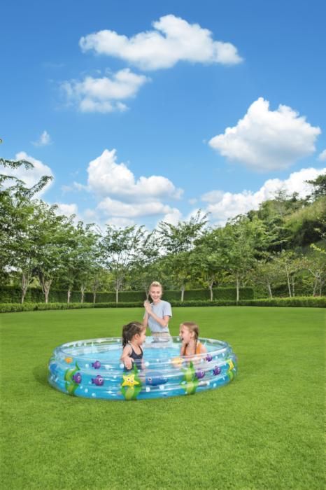 Bestway Deep Dive 3-Ring Pool 6x13 inch 51005 - Colorland Toys