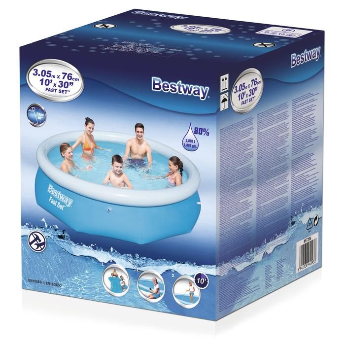 Bestway Fast Set Pool - 2.44m x 66cm - Colorland Toys