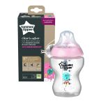 Tommee Tippee Baby Bottle Easy-Vent Girl 260ml 0M+ TT42250287 - Colorland Toys