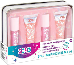3C4G Butterfly Kisses Lip Gloss Set In Tin Case 10041 - Colorland Toys
