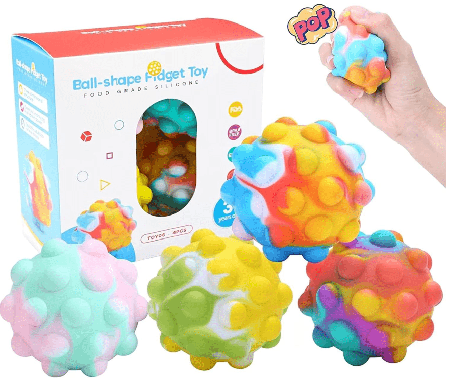 3C4G Fidget Light Up Popper Ball 14026 — image 1