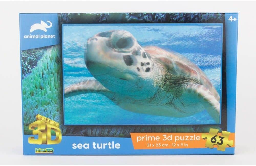 Prime 3D Animal Planet Sea Turtle Puzzle 63 Pieces 10715 — image 3