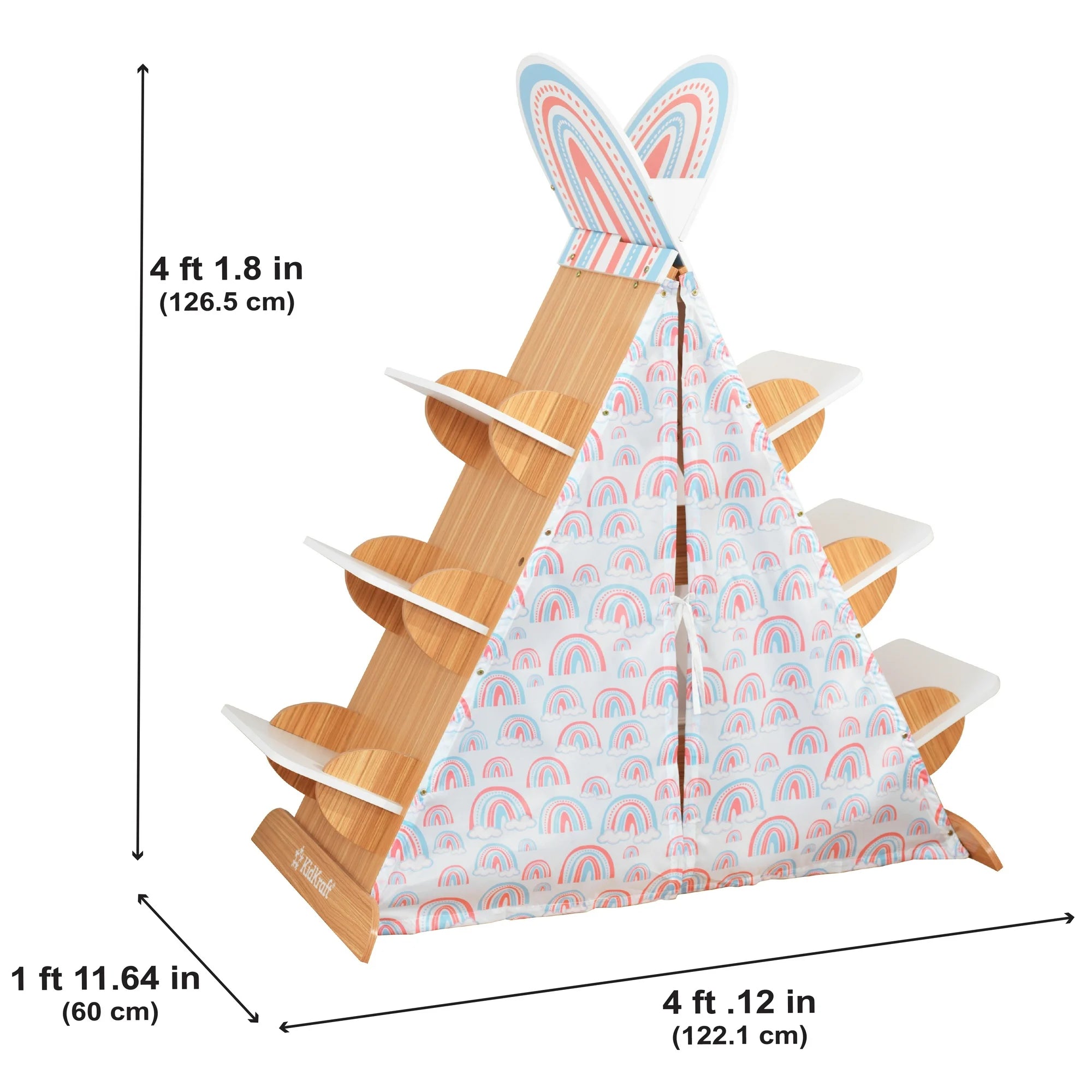 Book Nook Tent with Shelves - Colorland Toys