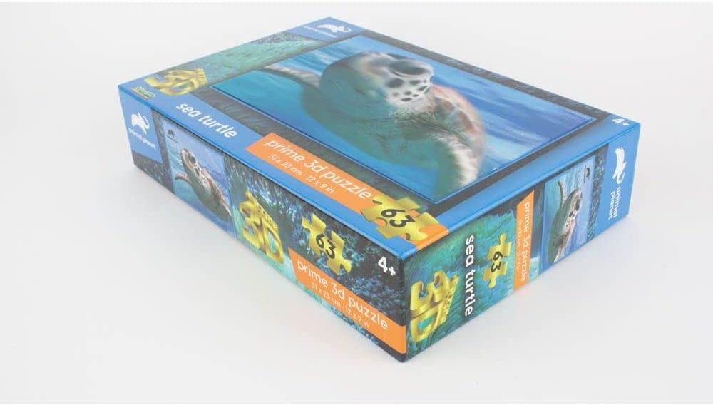 Prime 3D Animal Planet Sea Turtle Puzzle 63 Pieces 10715 — image 4
