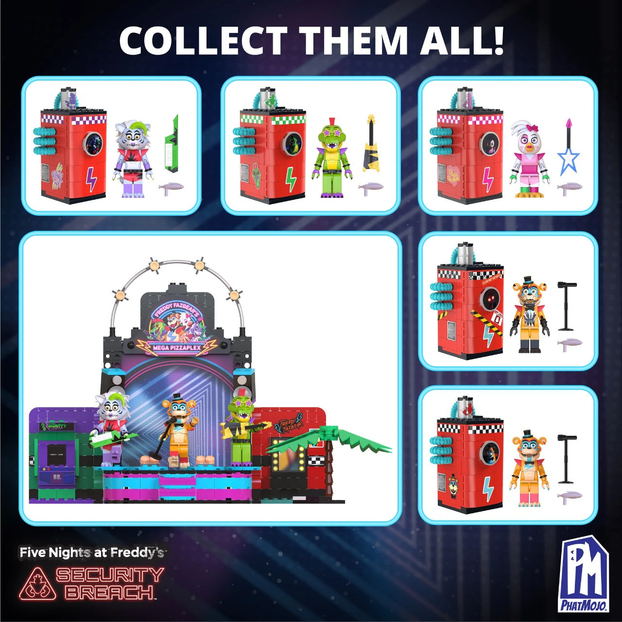 Phatmojo FNAF-Deluxe Buildable Set CS1301