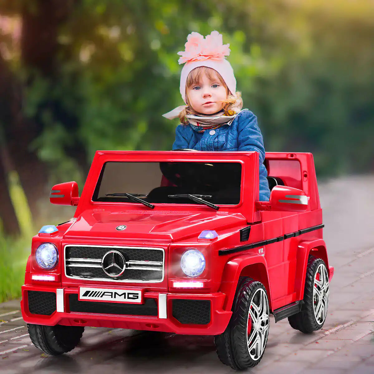 Licensed Mercedes Benz Kids Ride on Powered Car with Remote Controller - Colorland Toys