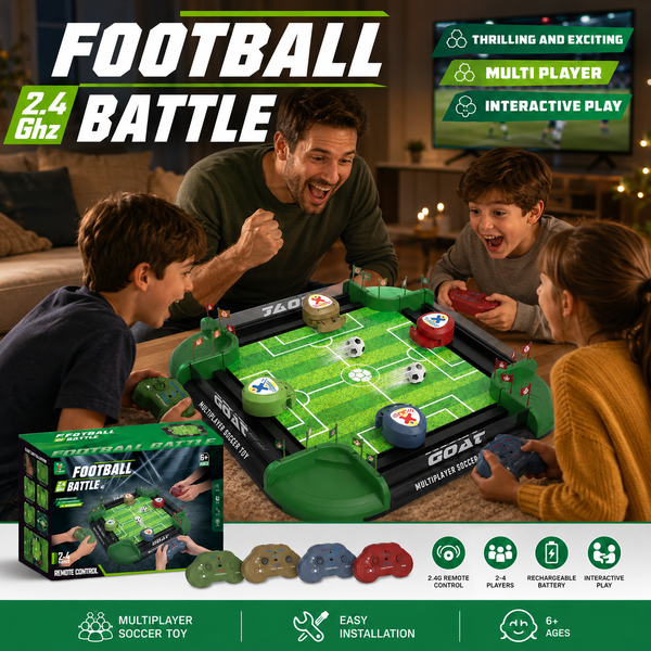 Football Battle Ground 4 RC Tabletop Soccer Game - Colorland Toys