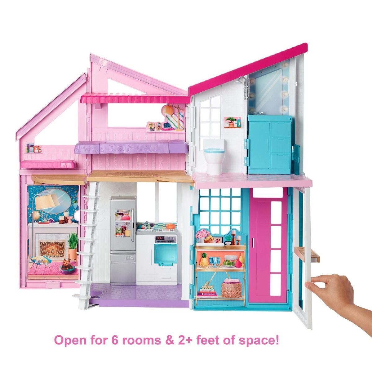 Barbie Malibu House Playset FXG57 - Colorland Toys