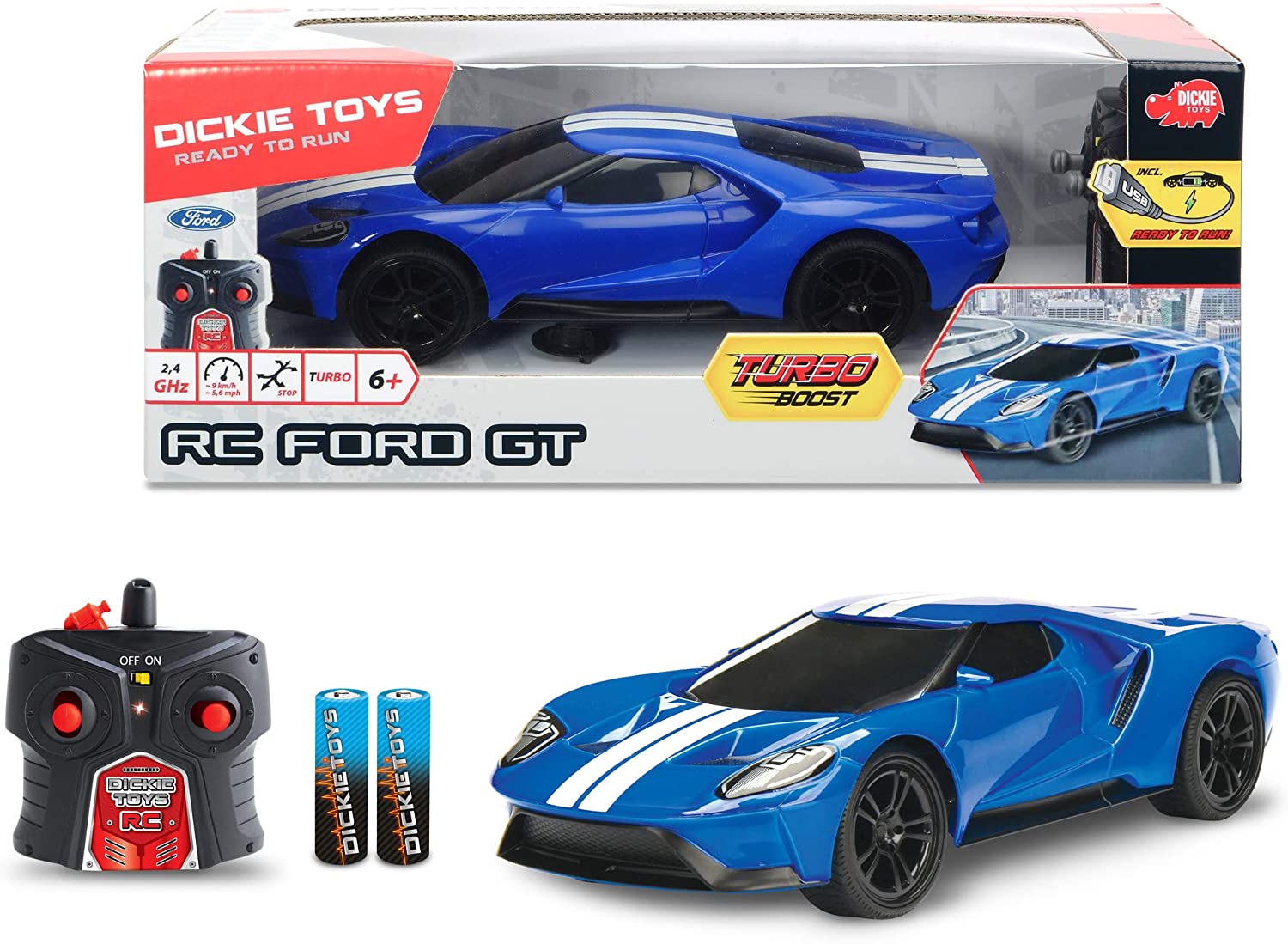 Jada Dickie RC 2017 Ford GT 1-16 106002 - Colorland Toys